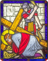5 Jesus falls
